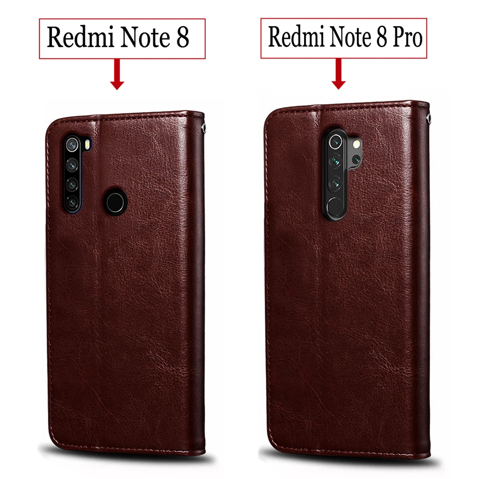 Роскошный кожаный чехол-книжка для Xiaomi Redmi Note 8 Pro, чехол для Redmi Note 8 Pro, чехол-накладка для Xiaomi Redmi Note 8 Note8 Pro, чехол