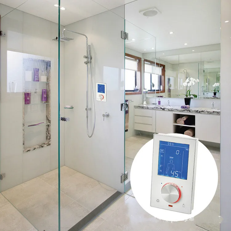 LCD Smart Touch Screen Digital Shower Control Thermostat Shower Mixer Thermostatic