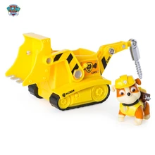 Genuine Paw Patrol Toy Set Toy Car Dog Rubble Apollo Tracker Ryder Skye Scroll Action Figure Anime Model Toys for Children Gift