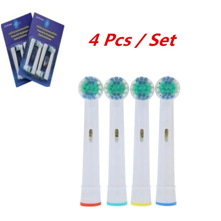 New 4pcs Replacement Brush Heads for Oral Hygiene B Electric Toothbrush Heads for Professional Care Oral Soft Bristles Free Gift New 4pcs Replacement Brush Heads for Oral Hygiene B Electric Toothbrush Heads for Professional Care Oral Soft Bristles Free Gift