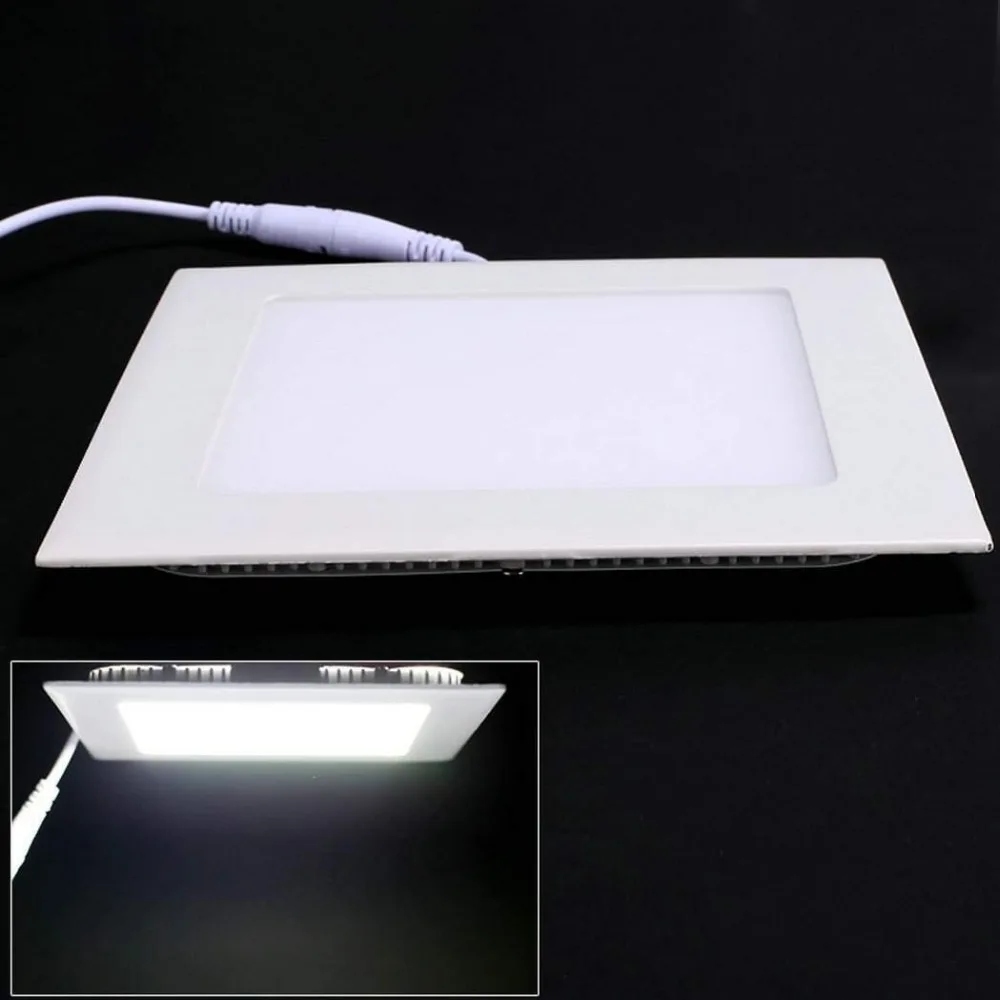 

led panel ultra thin ceiling light 2835SMD 9W 12W 15W 18W lamp 85~265V for kitchen bathroom lighting CE RoHS