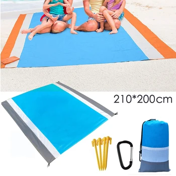 

Beach Blanket Beach Mat Outdoor Picnic Blanket Large Compact Water Proof and Quick Drying Beach Mat Mat