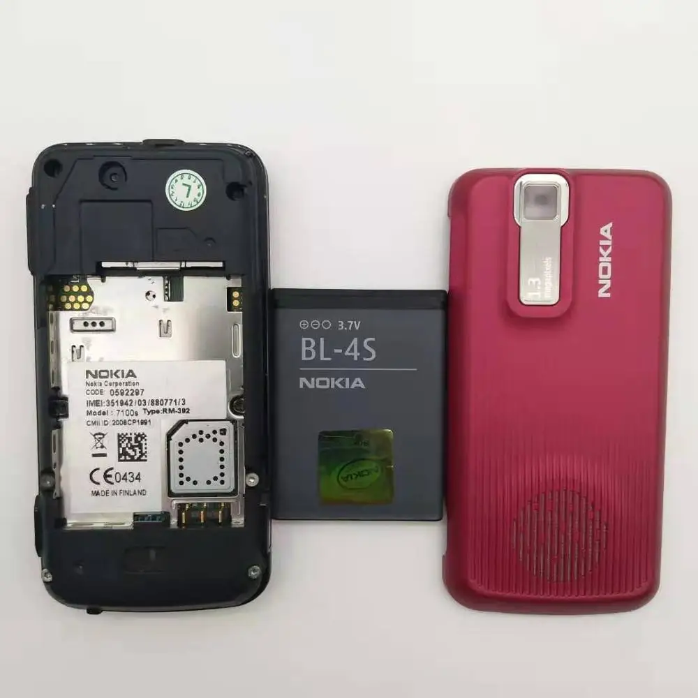 7100S 100% original Unlocked Slide Nokia 7100