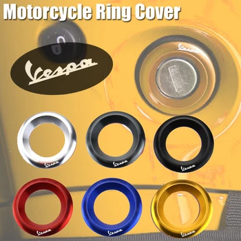 

For Vespa GTS GTV LX PX Super Sport Sprint Primavera 150 300 Motorcycle Ignition Switch Cover Key Switch Protector Ring Cover