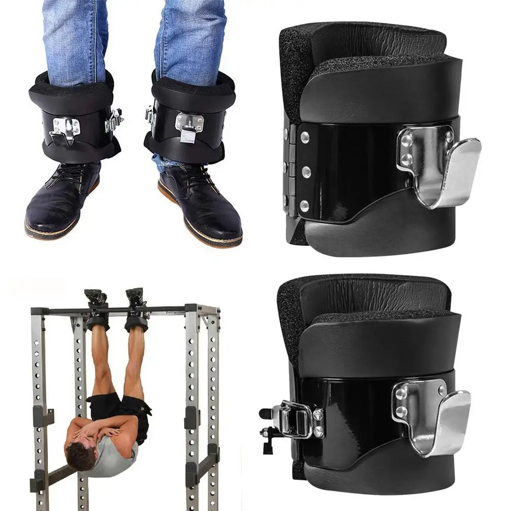

1 Pair Hanging Pull-up Gravity Inversion Boots 150KG Load-bearing Capacity Secure Lock Fitness Equipment For Home Gym Sports