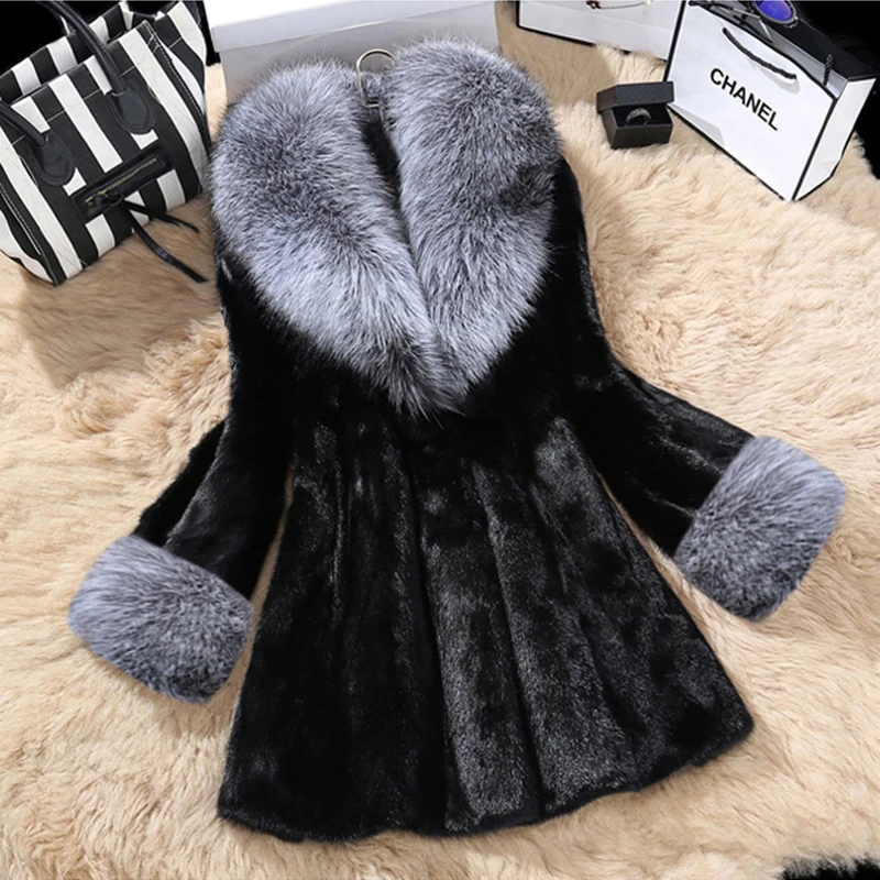 

Winter Fur Coat Teddy Jacket Women Female Warm Fur Coat Lose Plus Size Crochet Poncho Women Outwear Cloak Poncho Shawl Long Coat