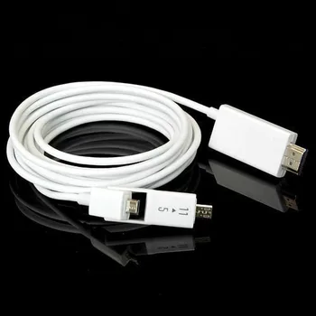 

1080P HDTV Cable for Android Phone 2.5M Micro 5 Pin & 11 Pin Micro USB MHL to HDMI For Huawei/xiaomi/Samsung s2 s3 s4 s5