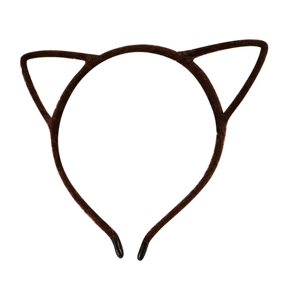  Girls Headband kids cute cat ears and velvet headband  Headwear Hair Accessories baby Washing Face Makeup Headwear
