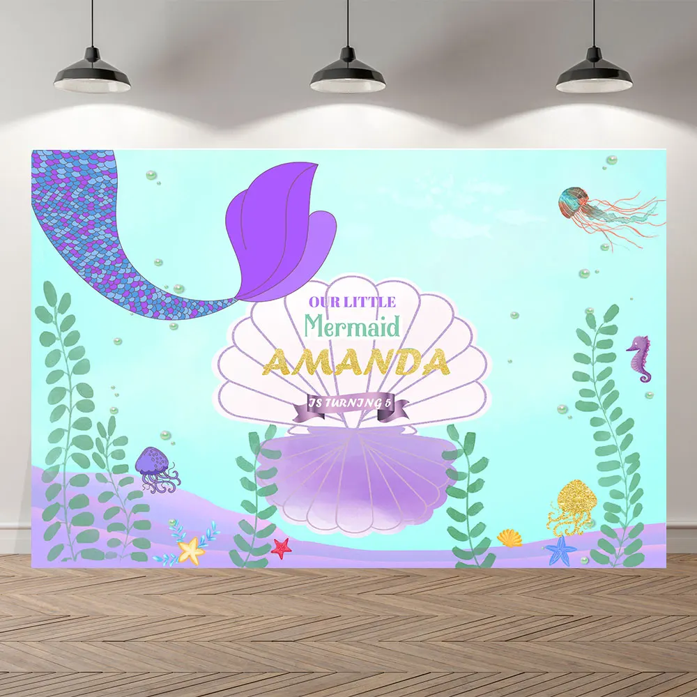 SeekPro маленькая Русалочка Принцесса малыш под морской кроватью замок кораллы