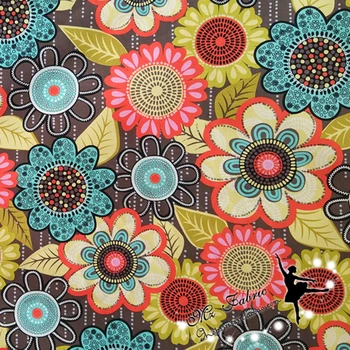 

150cm Width Cotton Fabric Floral Printed Patchwork Plain Cloth For DIY Sewing Quilting Material For Garment Children Clothing
