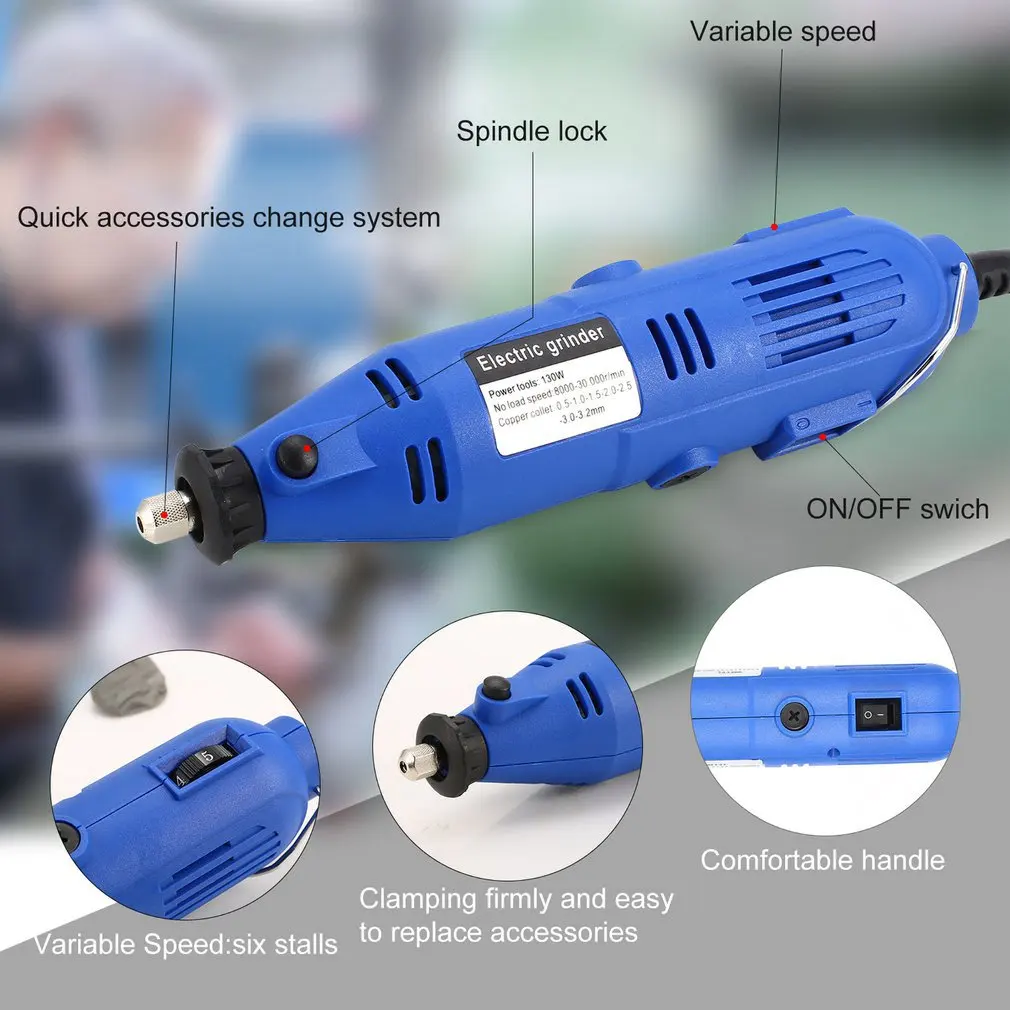 40 шт. Скоба гравировальная ручка электрическая дрель наборы Электрический Роторный инструмент шлифовальный инструмент переменная скорость вращающийся инструмент шлифовальный станок