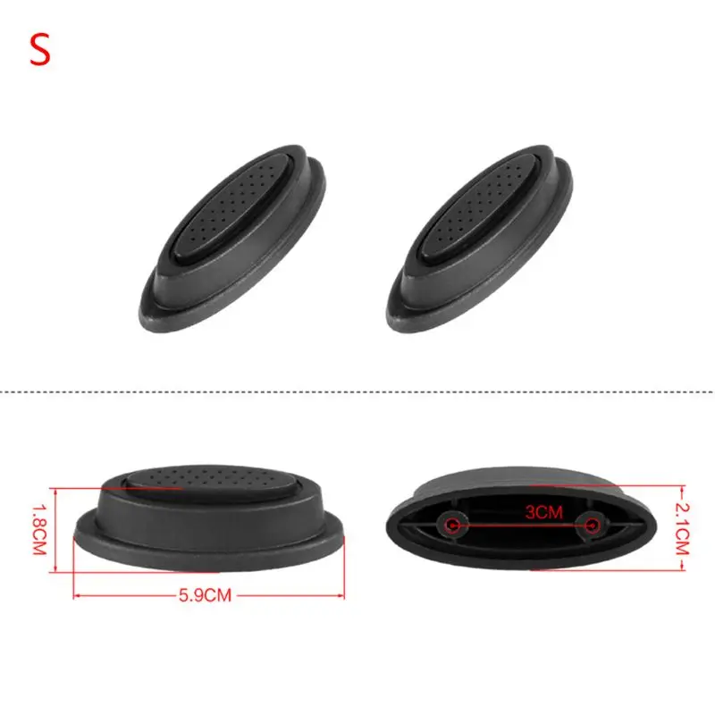 

1Pair Replacement Plastic Stud Luggage Feet Pads for Luggage Bags Suitcase Stand Feet