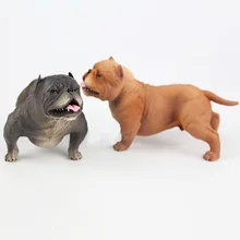 

Simulation Animal Model Movable Doll Pet Dog Domineering Dog Bulldog PVC Animal Collection Statue Decoration Children's Toy