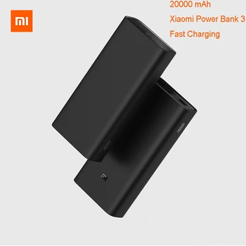 

Original Xiaomi Power Bank 20000mAh Fast Charging Dual USB Mi External 20000 Battery Bank3 for Smart Intelligent automation kit