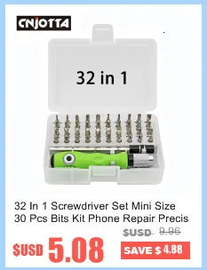 Mini Slotted/Phillips Screwdriver Kit Set Small Portable Radish Head Screw Driver Repair Hand Tools Precision Car Repair