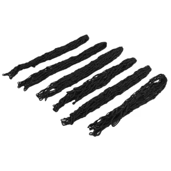 

6Pcs/Set Black Billiard Pool Snooker Table Nylon Mesh Net Bags Pockets Club Kit