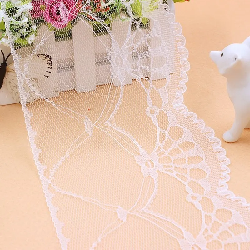 

150yards Supply Black and White 13 cm wide e Lace Mosquito Net Curtains Commonly Used Accessories