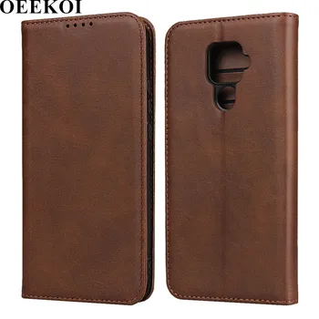 

OEEKOI Calf Stripe Magnetic Snap Wallet Leather Case for Huawei Mate 30 Pro/Mate 30/Nova 5i Pro