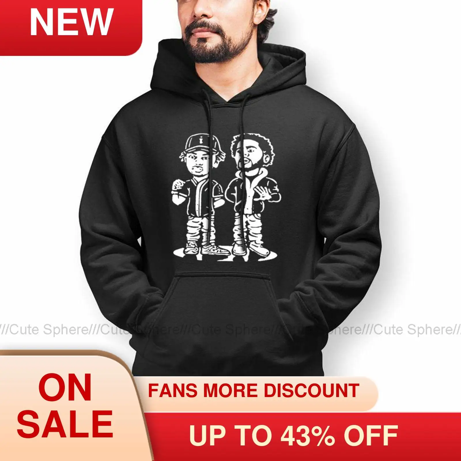 

Popular J Cole New Hiiipower Black Grey Hip Hop J Cole Kendrick L Hoodies Winter Cotton Hoodie Outdoor Long Length Pullover Hood