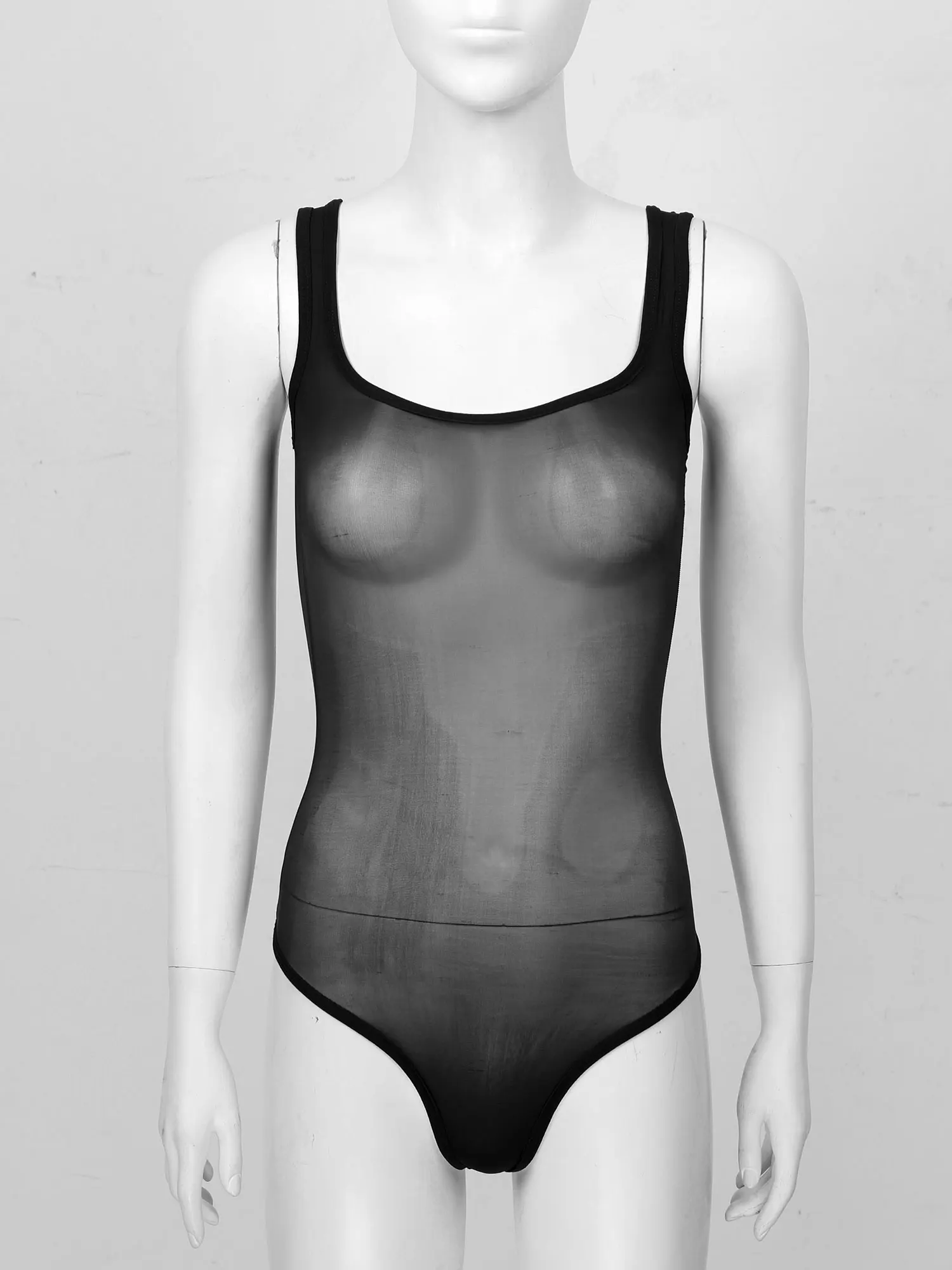 Women Sexy Bodysuit Bodycon Nightwear Sleepwear Underwear See-through Leotard for Lingerie Party Bedroom Costume Honeymoon Gift