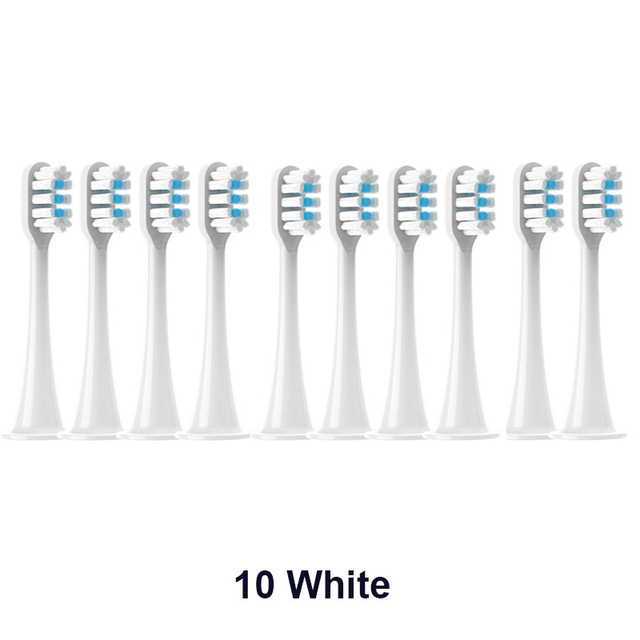 Brush Heads For xiaomi Mijia T300/T500/T700 Sonic Electric Toothbrush Soft Bristle  Nozzles with Caps Sealed Package