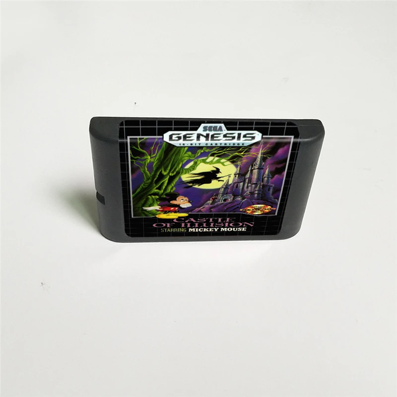Игра Замок Иллюзии в Starring Mick Mouse - 16 бит MD игровая карта для Sega Megadrive Genesis картридж