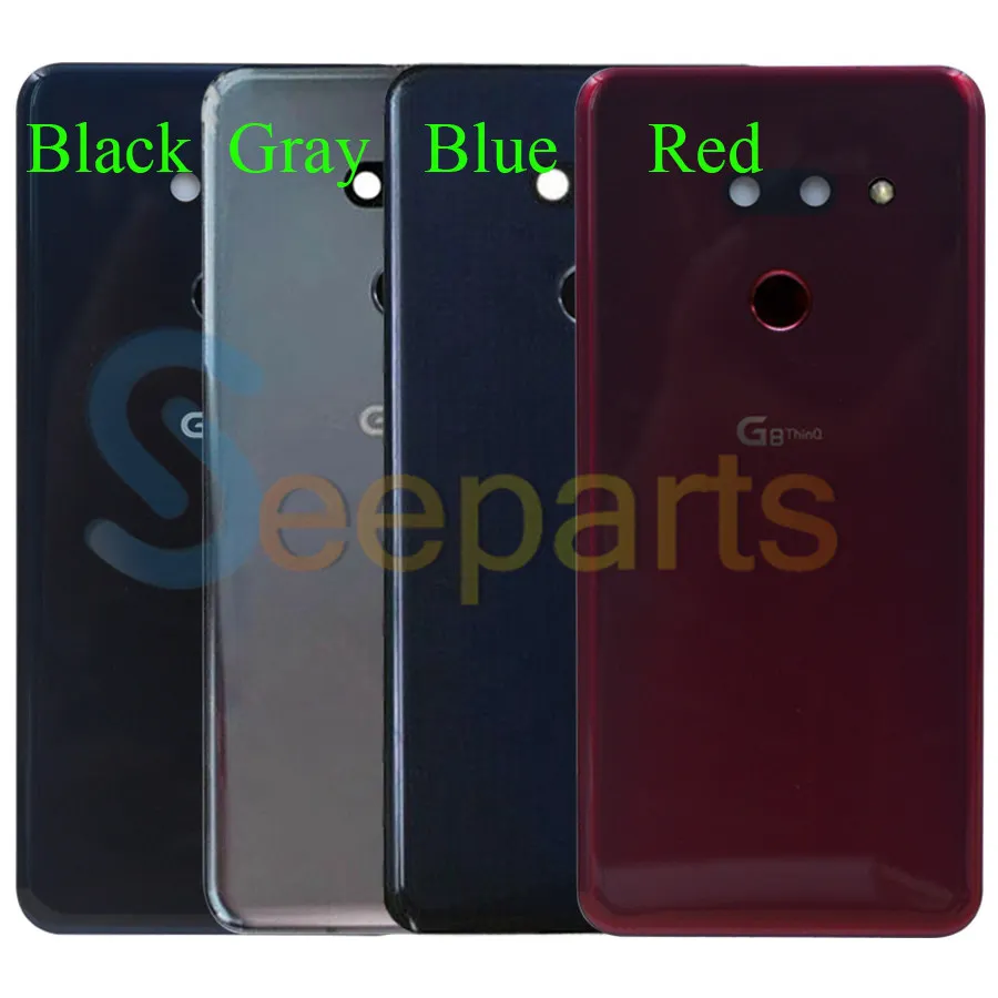 Стекло для LG G8 ThinQ Батарея крышка дверца батарейного G820 G820N G820QM7 сзади G8S Корпус задний Чехол с клей Запасная часть