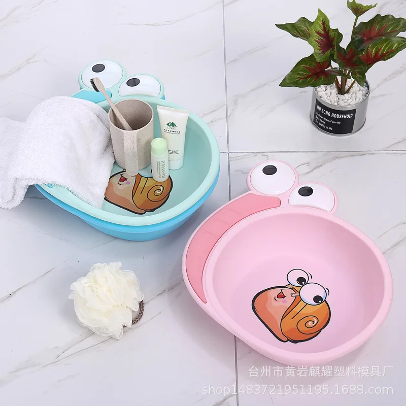 

New Style Babies' Wash Basin Baby Washbasin Plastic Pots Children Feet Wash Basin Pp Multi-functional Cartoon