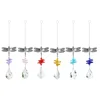 Dragonfly Handcrafted Hanging Crystal Garland Pendant DIY Chandelier Jewelry Center Part Window Garden Decoration 6