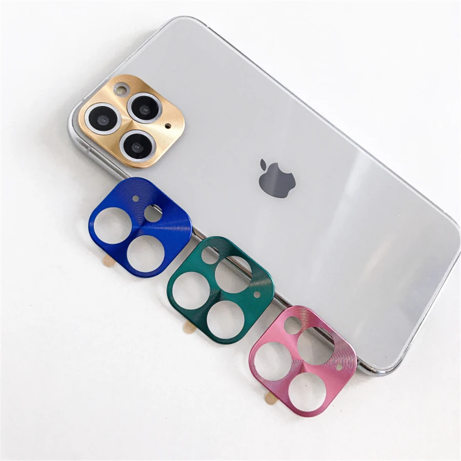 Металлический защитный чехол для объектива мобильного телефона для iPhone 11 Pro Max, защита для объективов камеры, бампер, кольцо, чехол, задняя крышка для смартфона