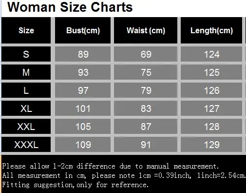woman size
