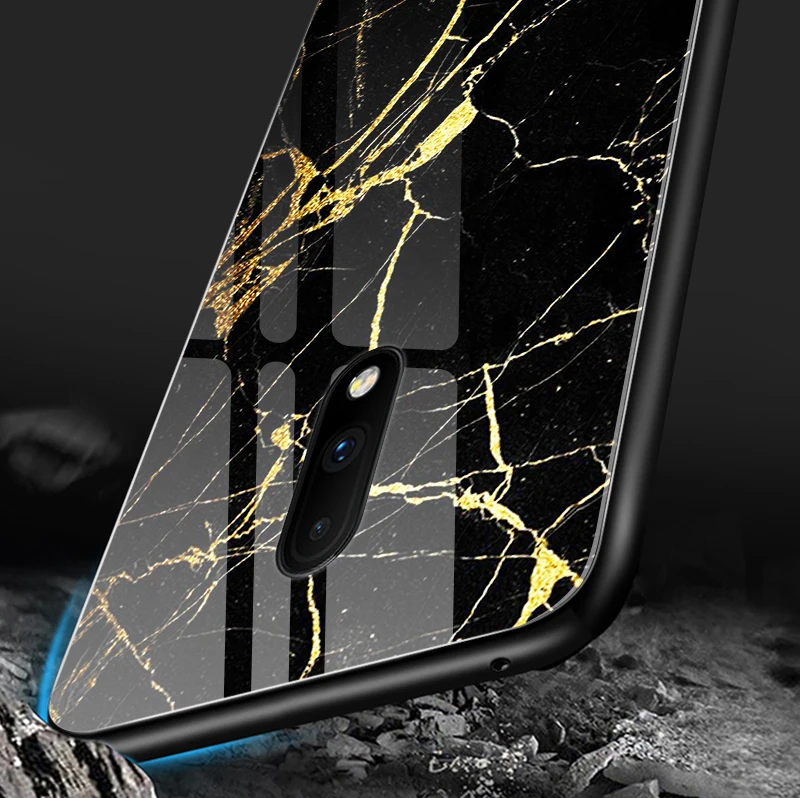 Для OnePlus 3 3T 5 5T 6 6T 7 7 Pro Роскошный чехол из закаленного стекла для Samsung Galaxy S8 S9 S10 Plus бампер ударопрочный чехол для телефона