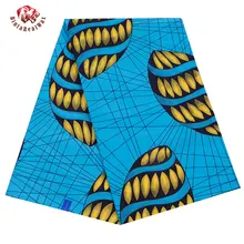 Последние Анкара африканские настоящие восковые принты ткань мягкий хлопок высокого качества африканская ткань 40fs1309
