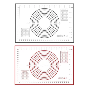 

70X50cm Kitchen Silicone Dough Rolling Mat Baking Kneading Pad Pastry Clay Pad Sheet Tool