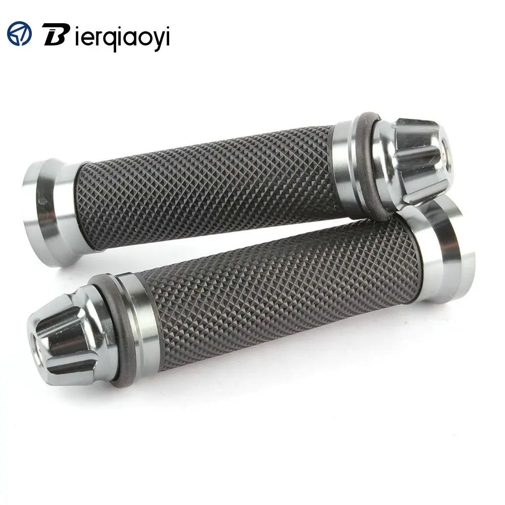 

22mm Universal Rubber Porous Carved Motorcycle Handle grips For Dirt Bike Pit Bike Motocross Hand Grips Handgrips 2 pcs Handgrip