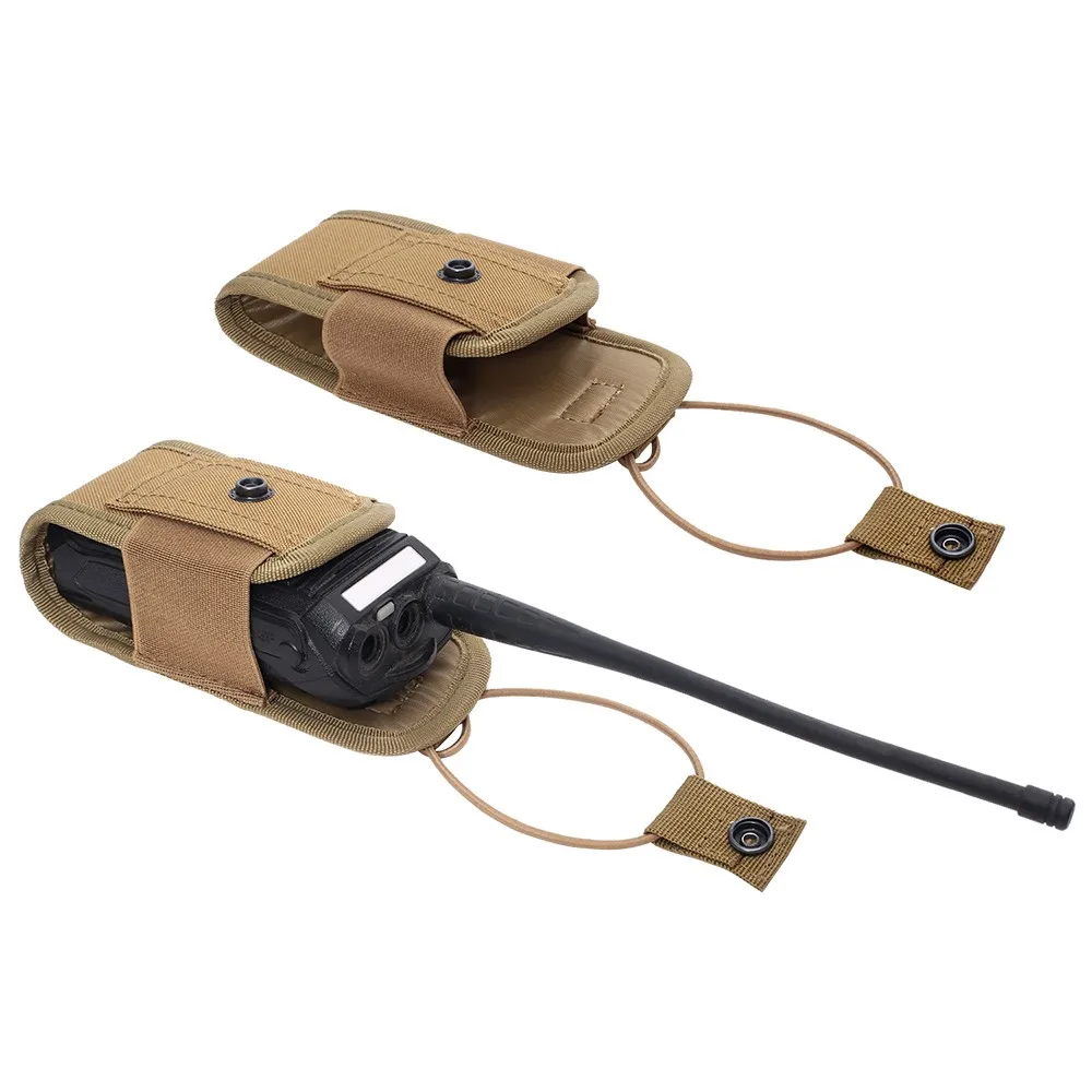 Details about / 1000D Tactical Molle Radio Walkie Talkie Pouch Waist Bag Holder Portable Pocket