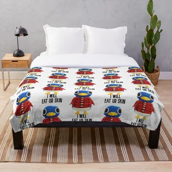 

Roald I Will Eat Your Skin Animal Crossing Throw Blanket Soft Sherpa Blanket Bed Sheet Single Knee Blanket Office Nap Blanket