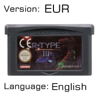 R-Type III EUR 32 бит видеоигры картридж Консоли Карты для nintendo GBA STG шутер серии игр издание - Цвет: R-Type III EUR