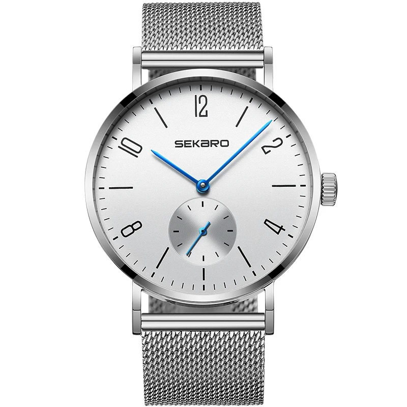 

SEKARO 2813 Switzerland watches men luxury brand new genuine automatic mechanical watch simple men's watches fashion waterproof