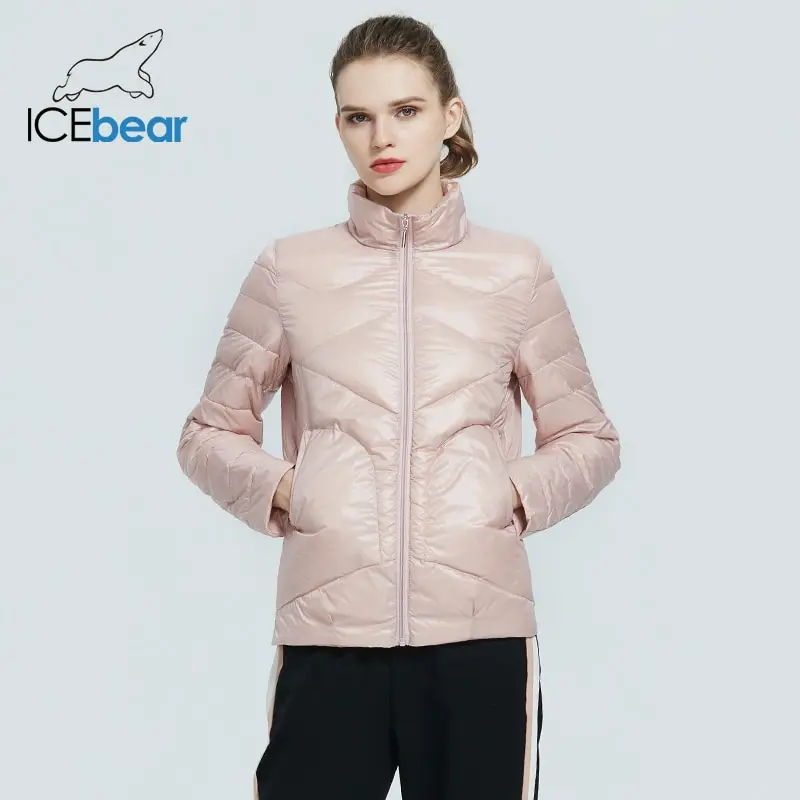 ICEbear 2020 Женщины Весна Легкий Пуховик Стильный Повседневная Женская Куртка