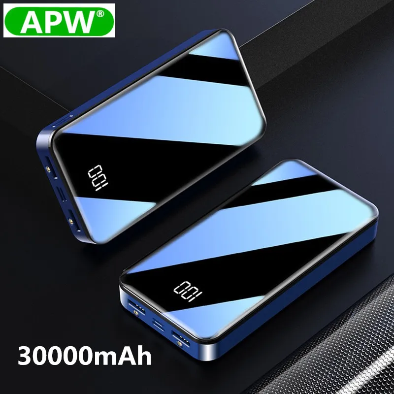 Power Bank 10000mAh Portable Charging PowerBank 10000 mAh USB PoverBank External Battery Charger For Xiaomi Mi 9 8 iPhone | Мобильные