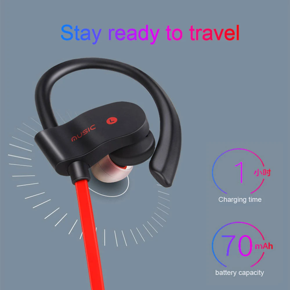 2020 new style wireless bluetooth headset fashion sports microphone suitable for Apple Android Xiaomi Samsung PKi7 i9 i11 i14