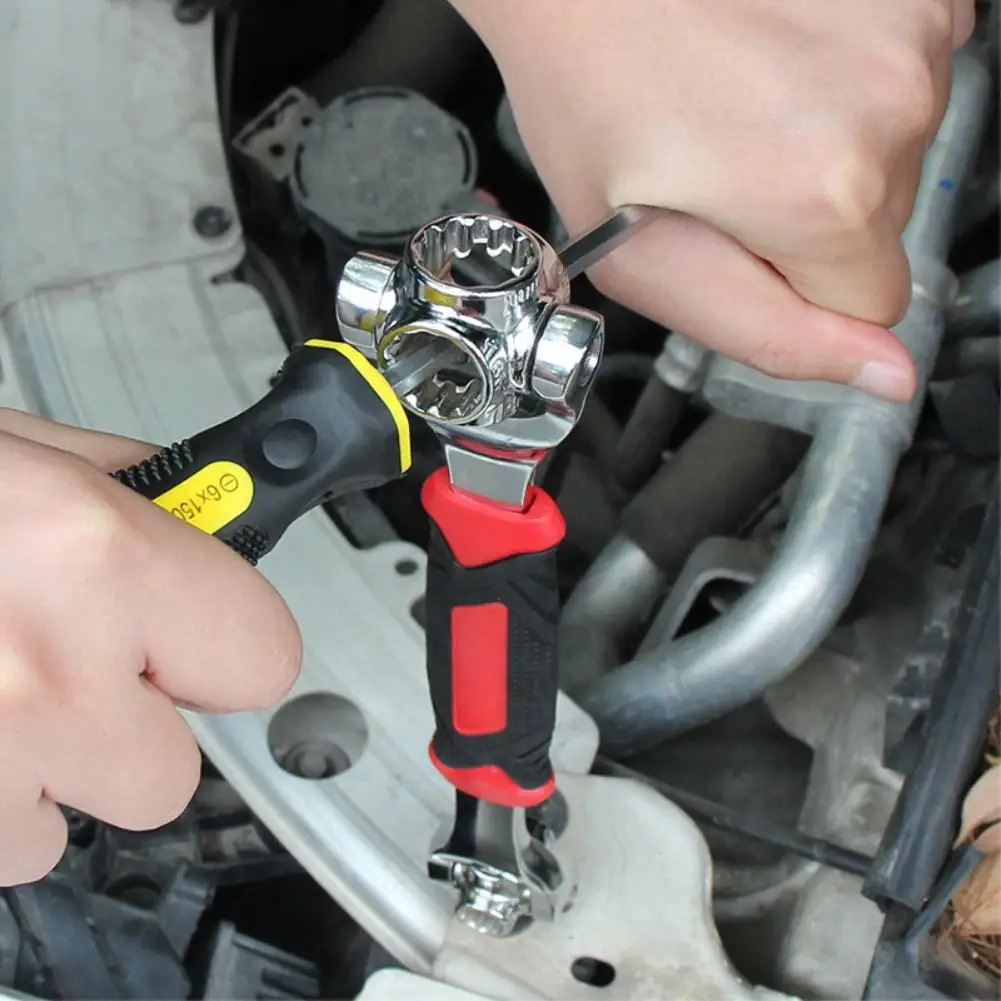 

52 in 1 Multifunction Wrench 360 Degree Rotating Torque Wrench for Maintain Repair