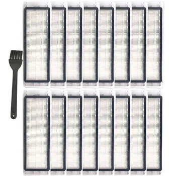 

16Pcs Vacuum Cleaner Filter+Brush For Xiaomi Mijia 1.2/for Roborock S50 S51 S6 Filter Main Brush Side Brush