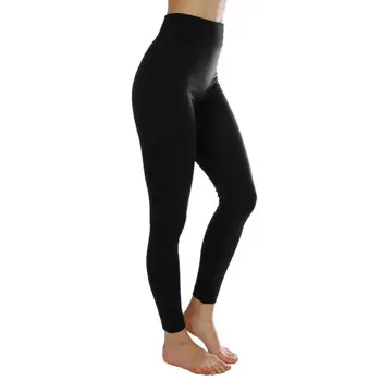 

Autumn Winter Warm Casual Fleece Lined Legging for Women Thermal Warm Gym Sports Legging Pant Solid Color High Waist Yoga Pants