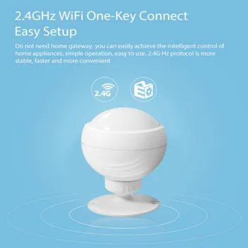 

Tuya WIFI PIR Motion Sensor Wireless Passive Infrared Detector Security Burglar Alarm Sensor Tuya/SmartLife APP Control