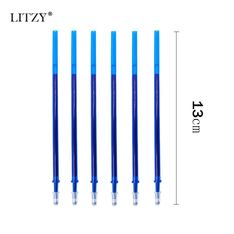 20 шт./лот, 0,5 мм, стираемая ручка, сменная ручка для офиса, волшебная стираемая гелевая ручка, набор для студентов, инструмент для письма, канцелярские принадлежности, школьные принадлежности