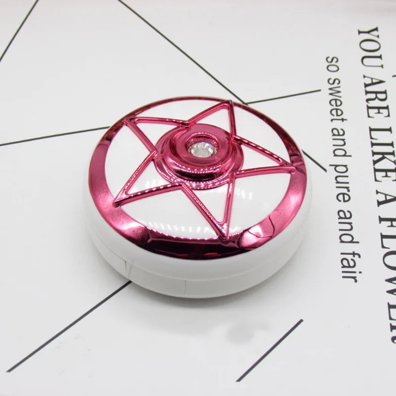 Rose Red Чехол для контактных линз с бриллиантами Alice Star, простой, свежий, коробка для хранения контактных линз, красивый, портативный чехол, рождественский подарок - Цвет: Rose Red