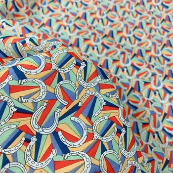 

50*145cm Cotton Cartoon Fabric Patchwork Cloth DIY Sewing Quilting Material Needlework Handmade Dress High Quality Breathable