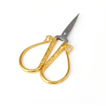 

1PC Floral Scissors Stainless Steel European Vintage Sewing Shears DIY Tools LX9A